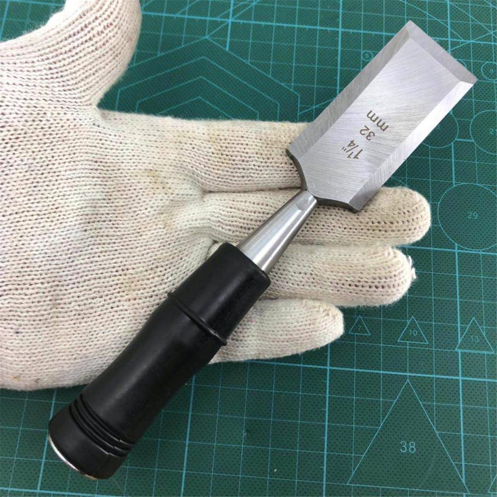 Beech Handle High Carbon Steel Woodworking Chisel Set - Flat & Semicircular