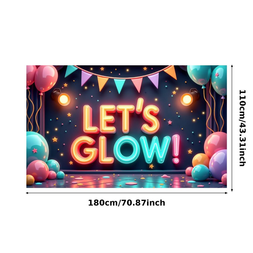 Photo Prop LED Neon Banner Party Decoration Glow Effect Neon Sign For Festival Decoration Party Celebration Night Event