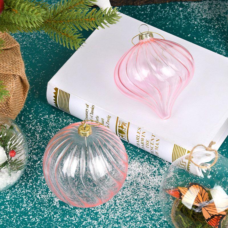 Christmas Decoration Glass Filling Ball Ornaments Creative Pendant Christmas Tree Scene Hanging Ball Accessories Holiday Gifts