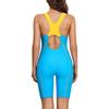 Charmleaks Athletic One Piece Swimsuits for Women Boyleg Swimwear Racerback Bathing Suits