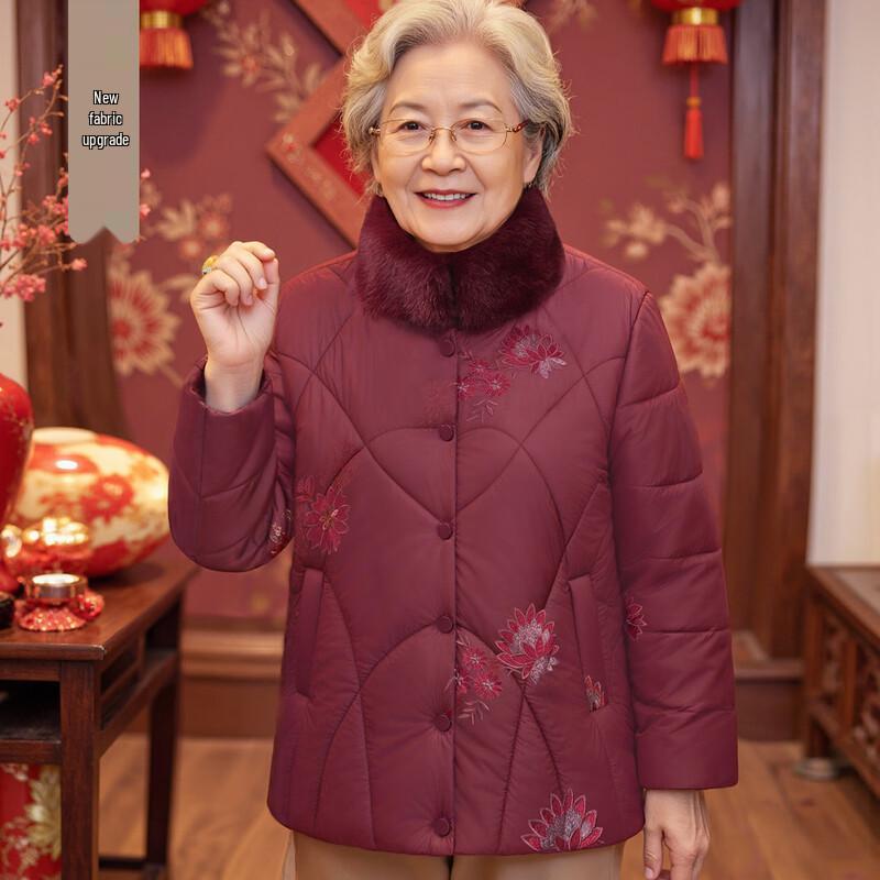 

YUZHAOLIN Женская утепленная зимняя куртка для пожилых 5XL