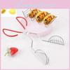 Langlebige und elegante Taco-Halter aus Edelstahl für müheloses Servieren von frittierten Mais-Tortilla-Snacks