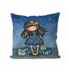 SSantoro Gorjuss Pillow Case For Car Sofa Decorative Home Doublesided Print Plush Square Throw Pillow Cushion Cover