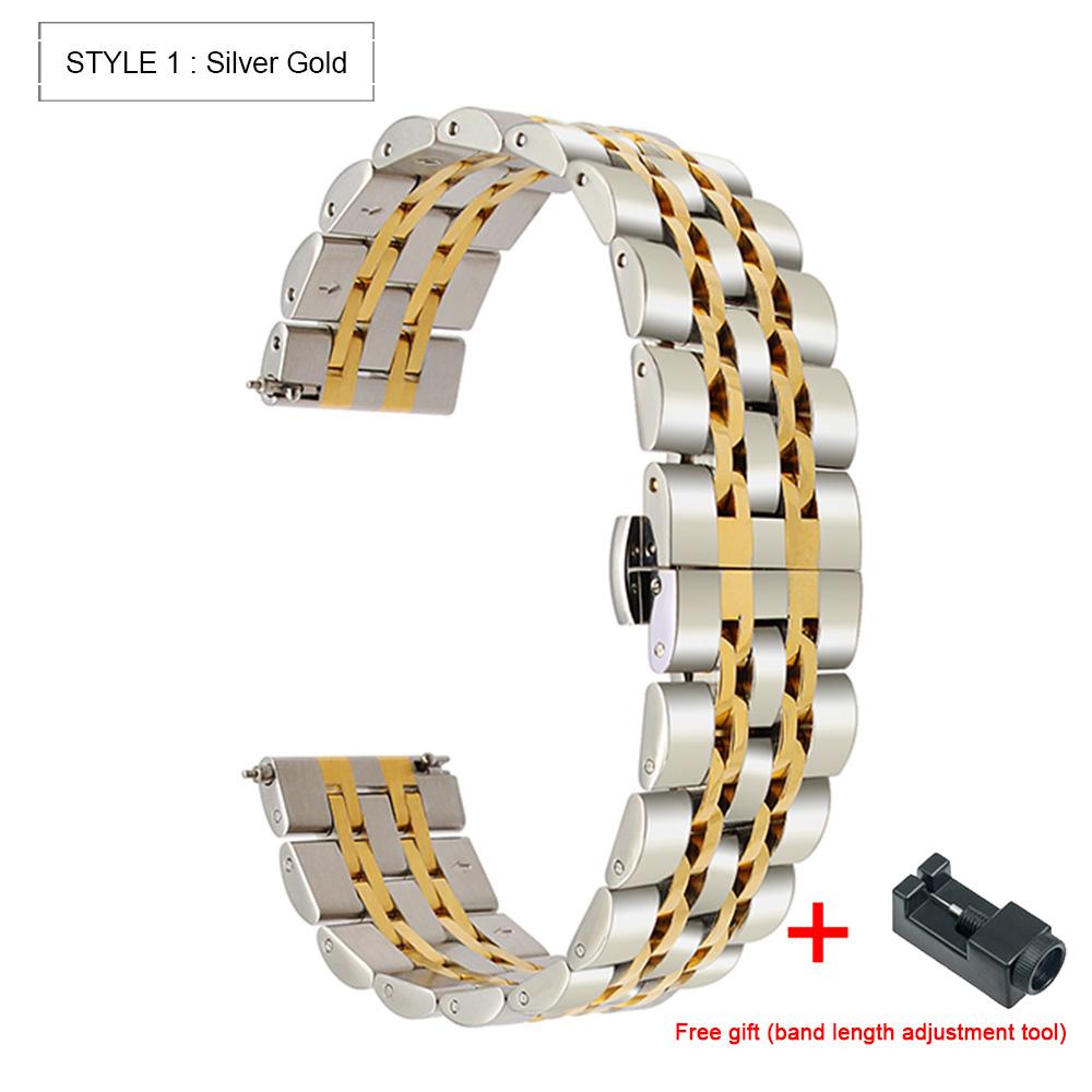Metal Stainless Steel Classic Wrist Strap for HUAWEI WATCH GT 2 46mm 42mm Band Bracelet Watchband for HONOR Magic WristBand