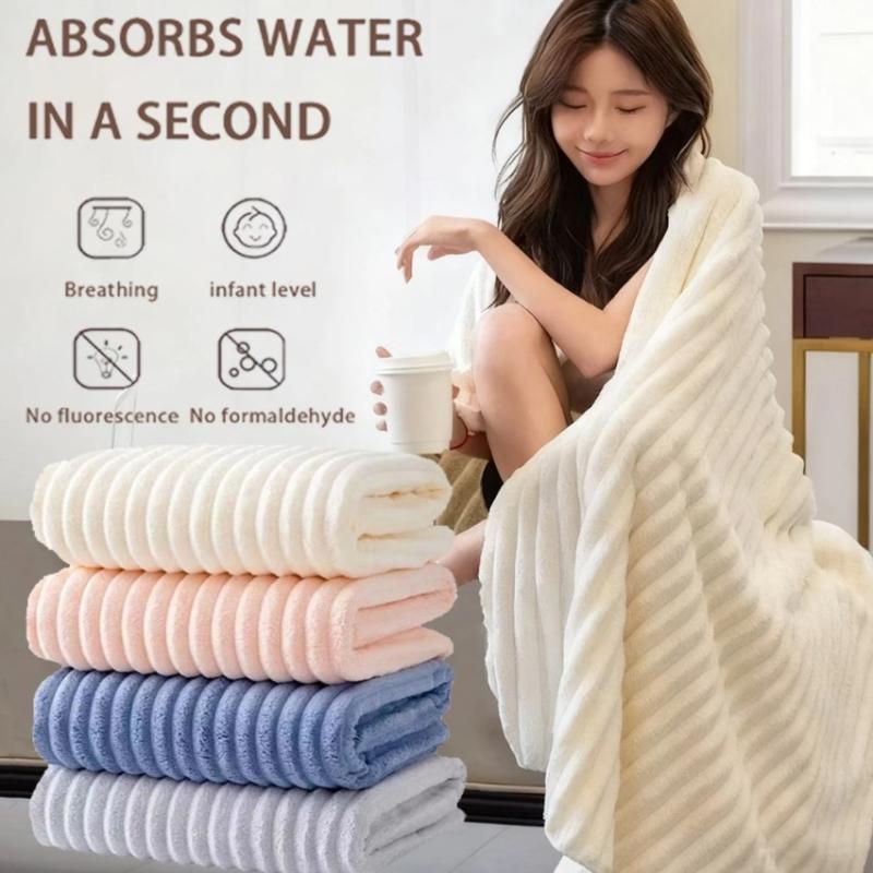 4 Color Quick Dry Premium Microfiber Bath Towel Absorbent Soft Bath Towel For Gift