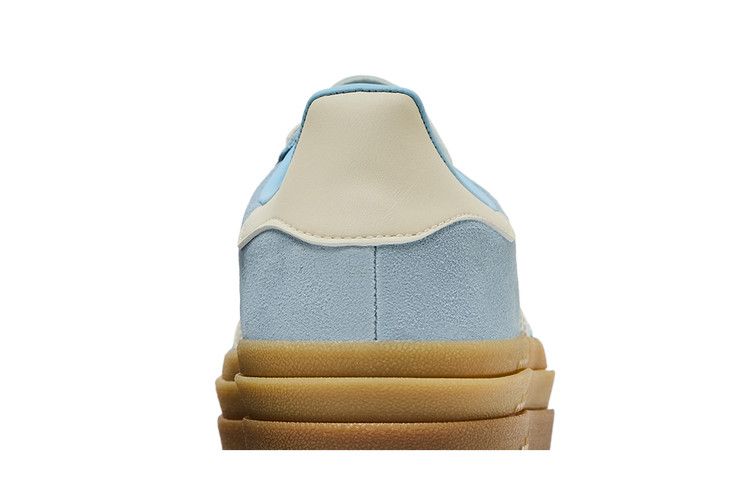 Women's Sneakers Adidas Gazelle Bold Clear Sky Cream (Women's) Clear Sky/Cream White/Gold Metallic