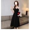 Premium Temperament Red Dress Women's Spring and Autumn Toasting Clothes Bridal Engagement Dress Return Casual Clothes