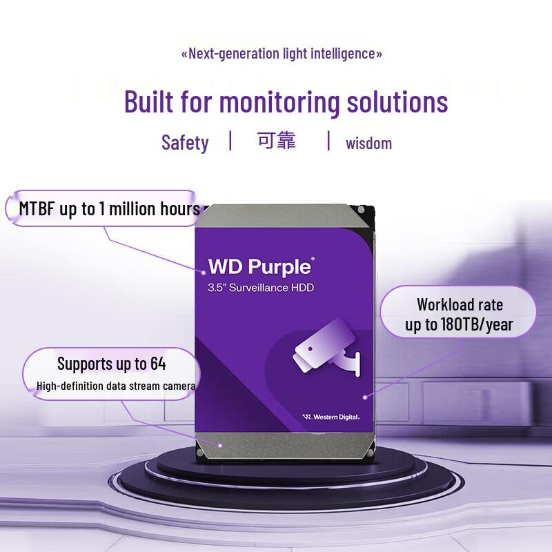 Western Digital WD Purple 6TB Surveillance Hard Drive