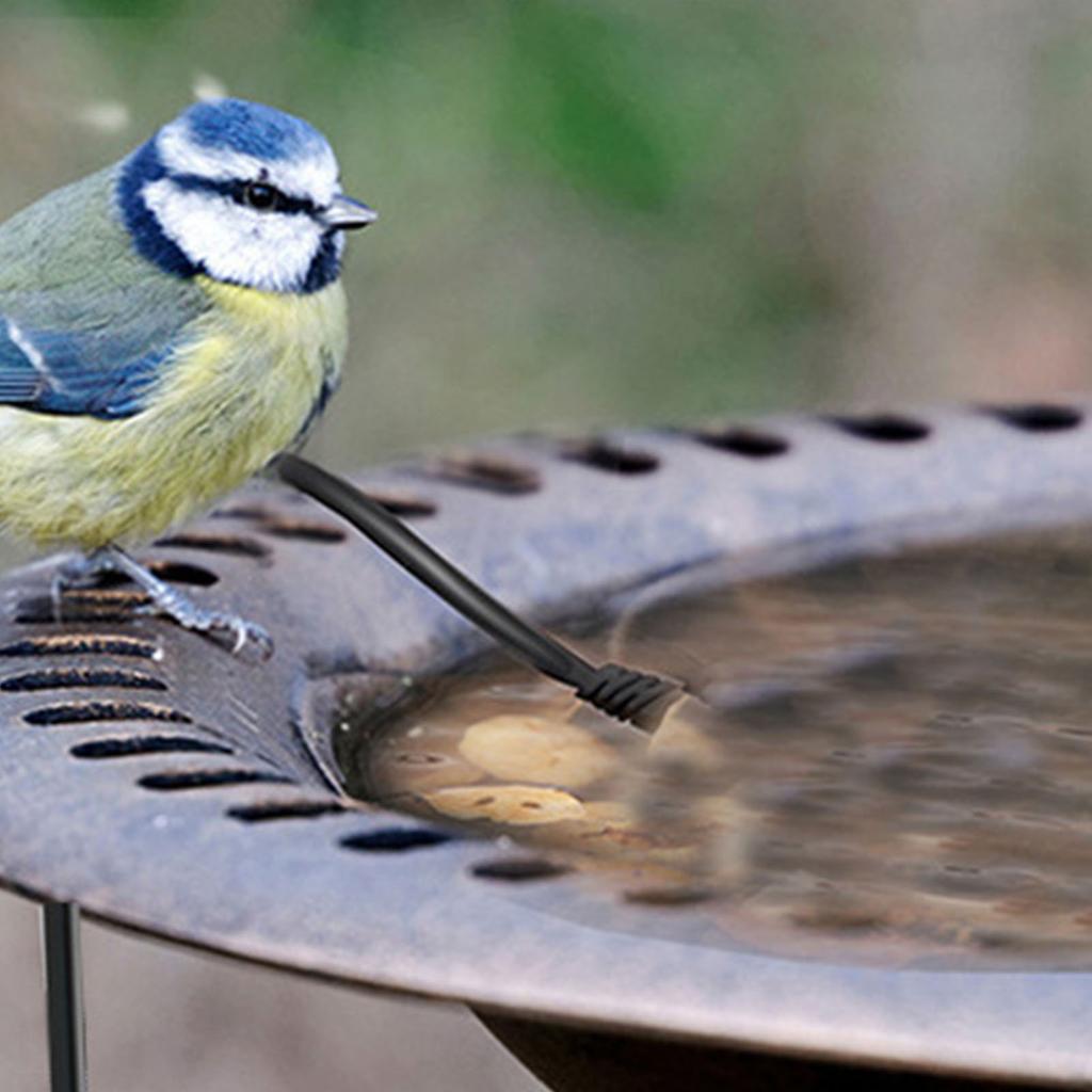 Submergible Chicken Waterer Heater 200 W Thermostatic Control Aluminium Shell Bird Bath Deicer For W