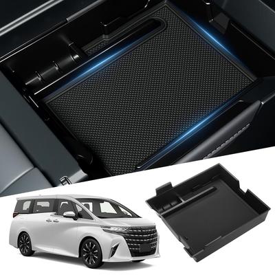 BLUESEATEC Console for Toyota Vellfire 40 Series and Interior Center Console Storage Small Item Noise Organized Interior Easy Custom Accessories