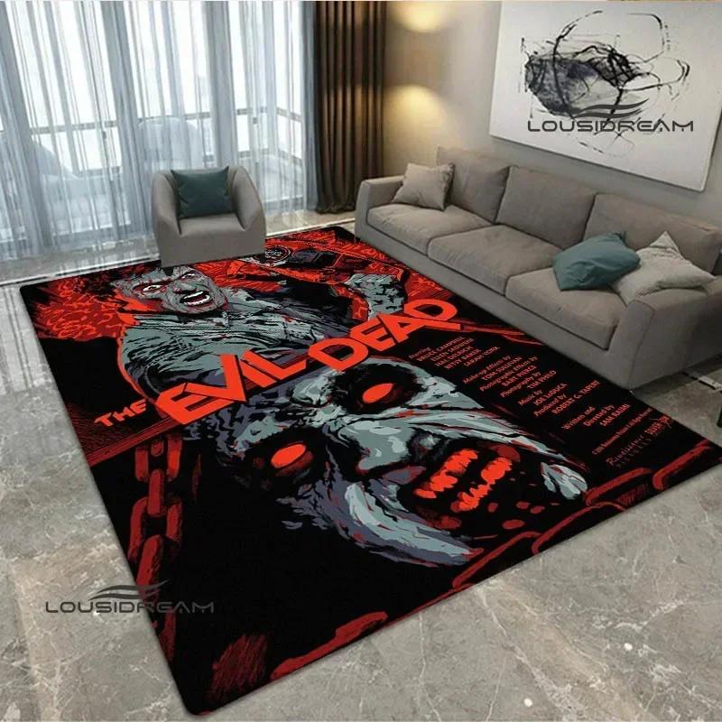 Film The Evil Dead Bedruckter Teppich rutschfester Teppich Schlafzimmer Dekoration Fußmatte Außen Teppich Yogamatte Schlafzimmer Dekoration Geburtstagsgeschenk