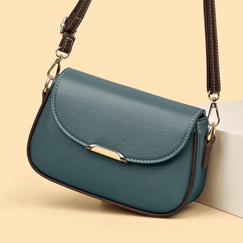 New simple single shoulder small square bag women's light luxury texture niche messenger bag versatile popular mother bag