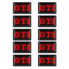 ear1 10PCS Epoxy for Volkswagen VW Rline GTI Passat Golf Bora Jetta Scirocco SR32 SR36 Car Interior Button Stickers Decorative Decals