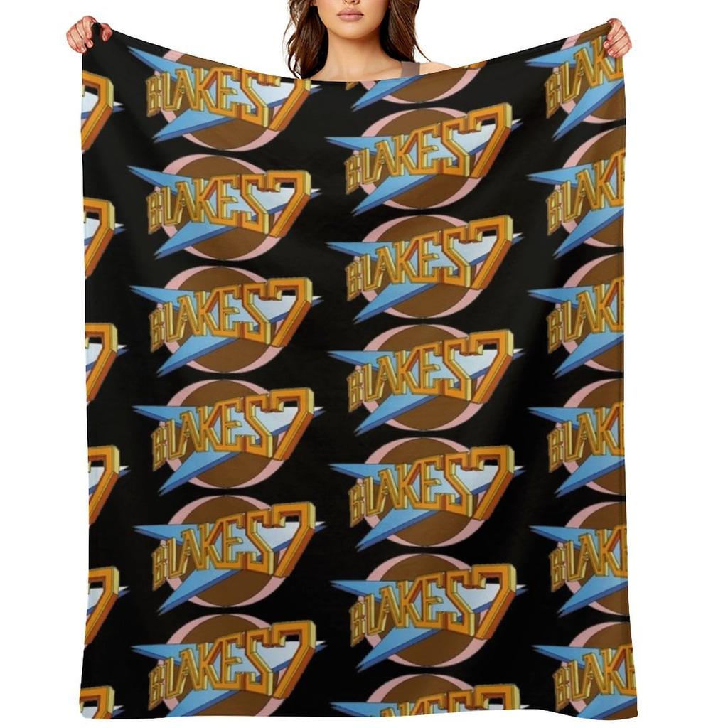 blakes 7 retro 70s tv Throw Blanket decorative Kid'S Soft Big Decorative Sofas Blankets