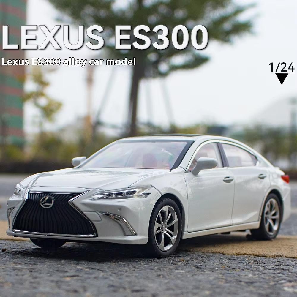 Nowy 1:24 Lexus ES300 Duży luksusowy sedan klasy executive ze stopu metali odlewany model samochodu dźwięk i światło seria pull back prezent urodzinowy