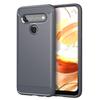 Shockproof Fitted Silicone Cases for LG K61 Fashion Carbon Fiber Case for lg q61 Matte Soft TPU Back Cover Fundas