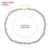 Stylish Layering Necklace Feature Sparkling Glass Crystals Adjustable Twist Chain For Casual or Formal Event