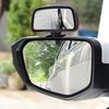 Adjustable Blind Spot Mirror Car Wide Angle Convex Mirror Add On for Driver Side