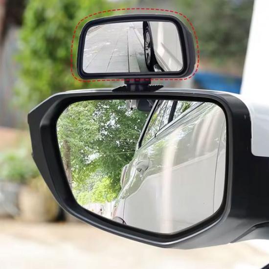 360° Rotation Safety Convex Mirror Wide Angle Blind Spot Mirror Rear View Mirror