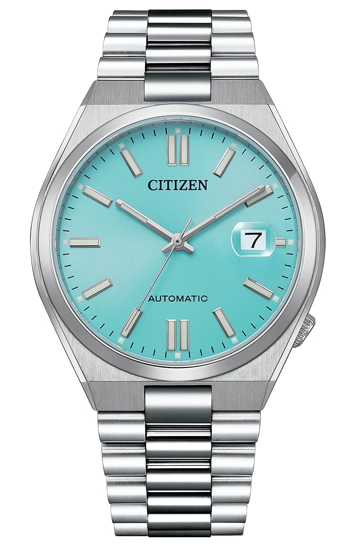 

Citizen Tsuyosa Ice Blue Mechanical Sapphire Crystal Watch Ice with Bracelet NJ0151-88M, Blue,
