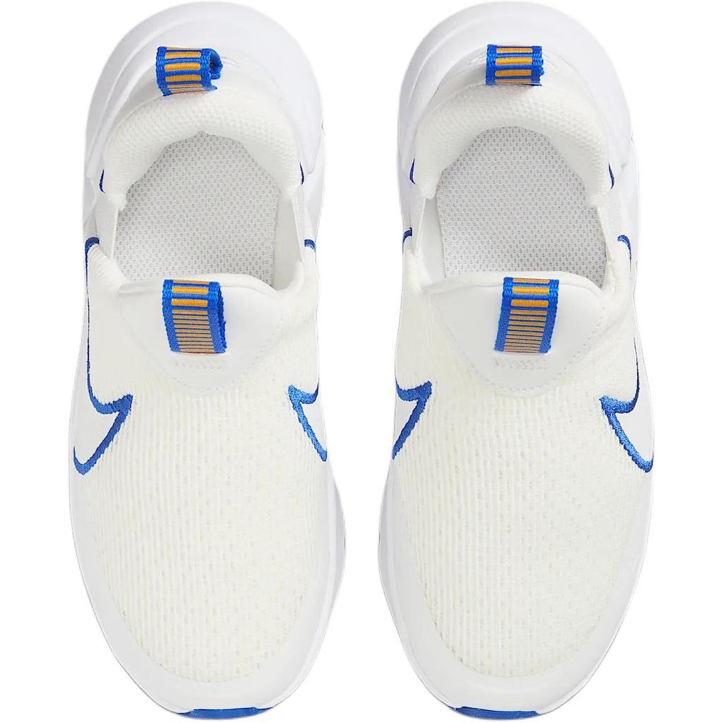 Nike Flex Plus 2 Soft Comfortable Breathable Support Durable Low-Top Running Shoes Kids Sneakers White Blue DV9000-103