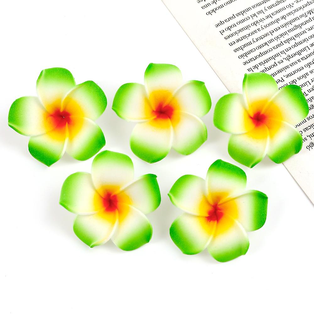 10PCs Foam Aritificial Flowers Heads For Home Decor Fake Flowers Hawaiian Beach Party Wedding Decoration Craft Gifts Accessories