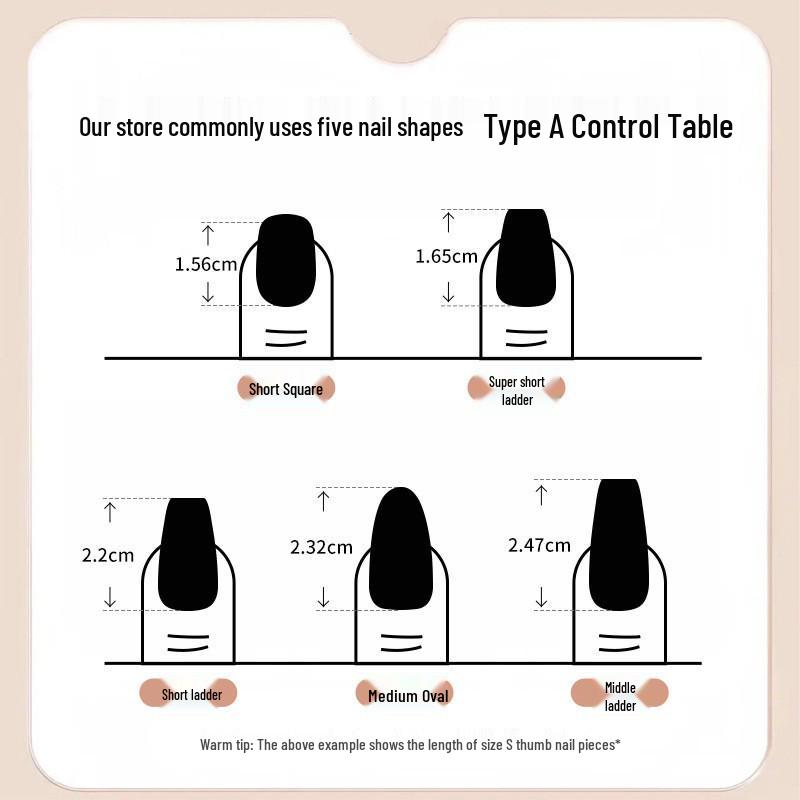 Xiaohongshu Spring/Summer Candy Color French Girlish Handmade Press-On Nails