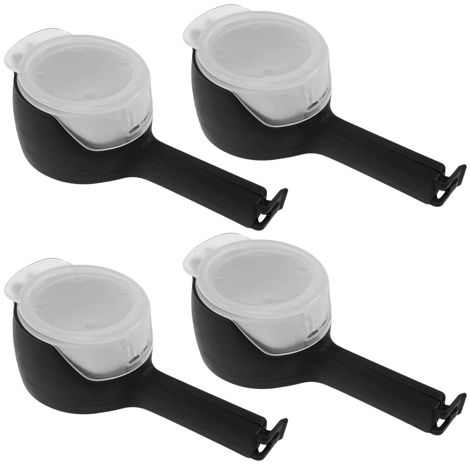 Bag Clips for Food Food Storage Sealing Clips with Pour Spouts Kitchen Chip Bag Clips Plastic Cap Sealer Clip Kitchen Storage 1860₽