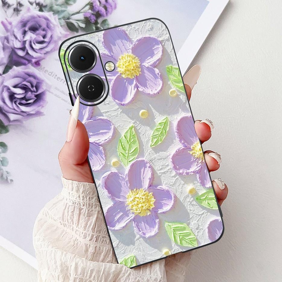 For Tecno Spark GO 2 Case LJ7 Popular Painted Cover 6.67'' Soft Silicone Phone Case For Tecno Spark Go2 SparkGo2 Back Cover Bags