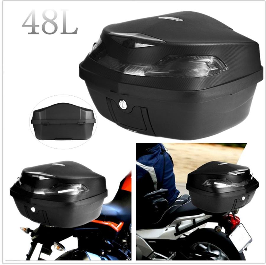 48L Motorcycle Scooter Top Box Topbox Rear Luggage Storage
