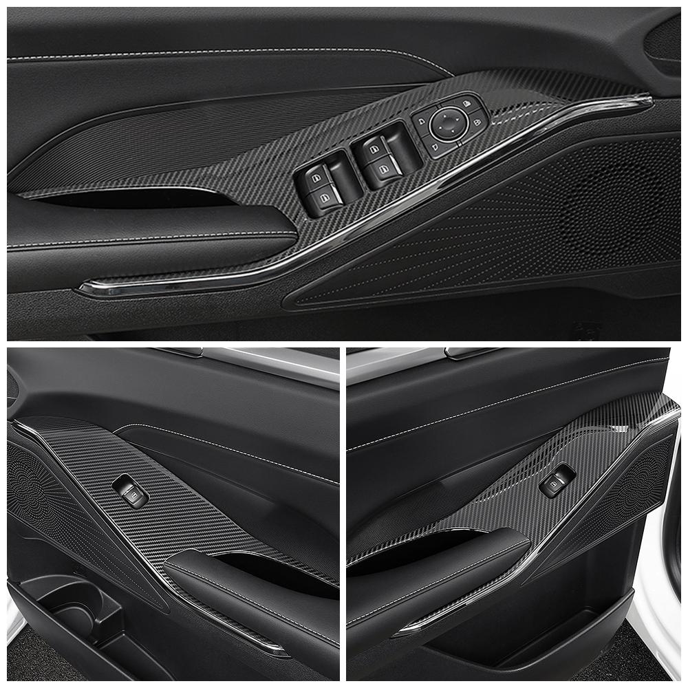 For Haval H6 3rd Gen  2022 Interior Modify Accessories Glass Window Lift Switch Button Panel Cover Sticker Decoration