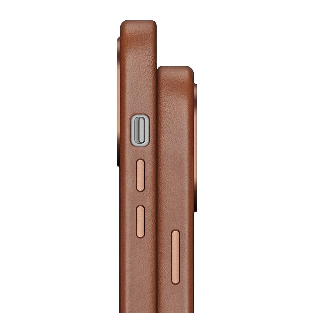 iPhone 14 Case, Dux Ducis Max Naples, Brown