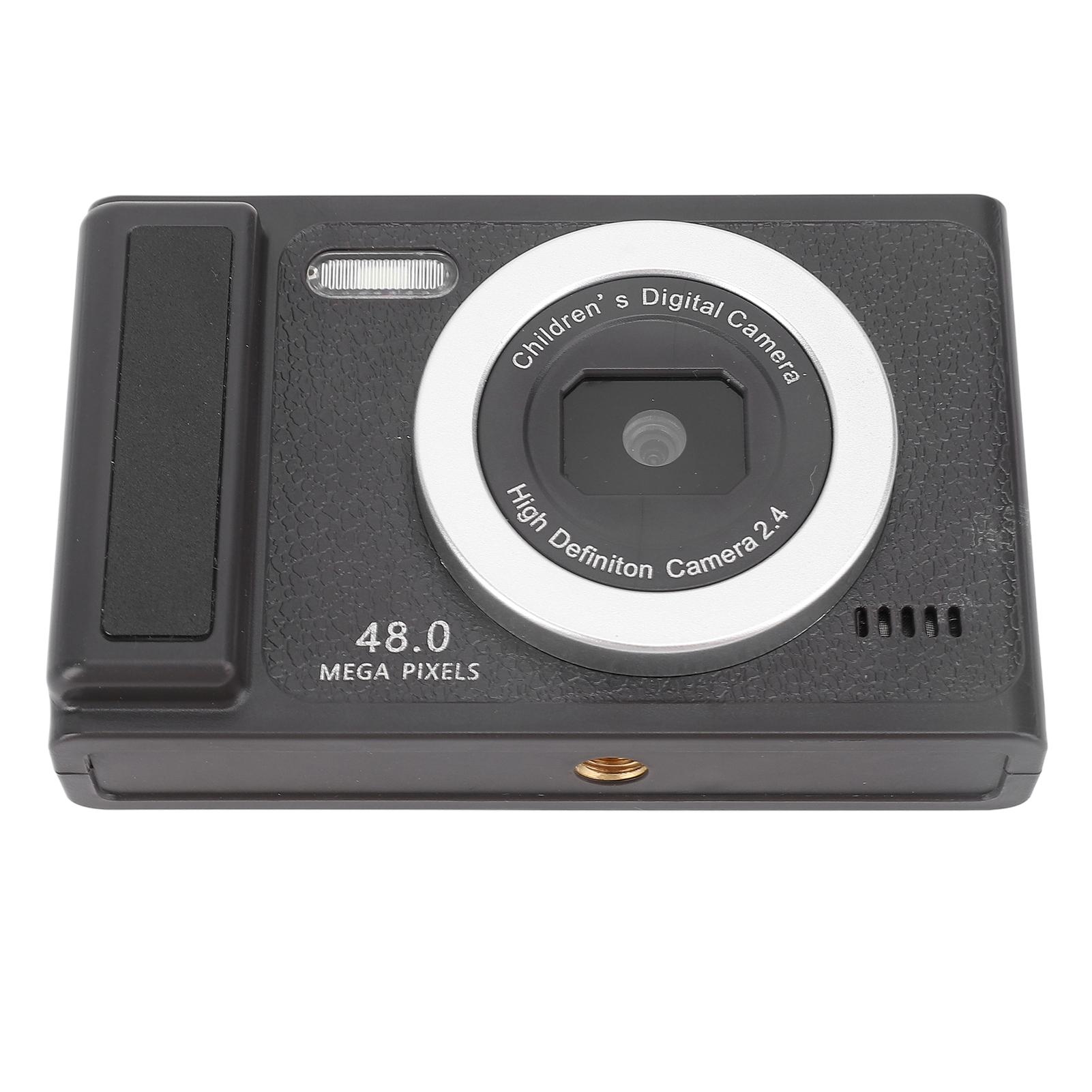 

Цифрова камера 48MP 1080P 8x Zoom Автофокус Вбудоване заповнює світло 2,4-дюймовий екран Компактні студенти чорний