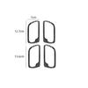 4Pcs Carbon Fiber Door Handle Cover Trim For Honda Accord Sedan 2003-2007