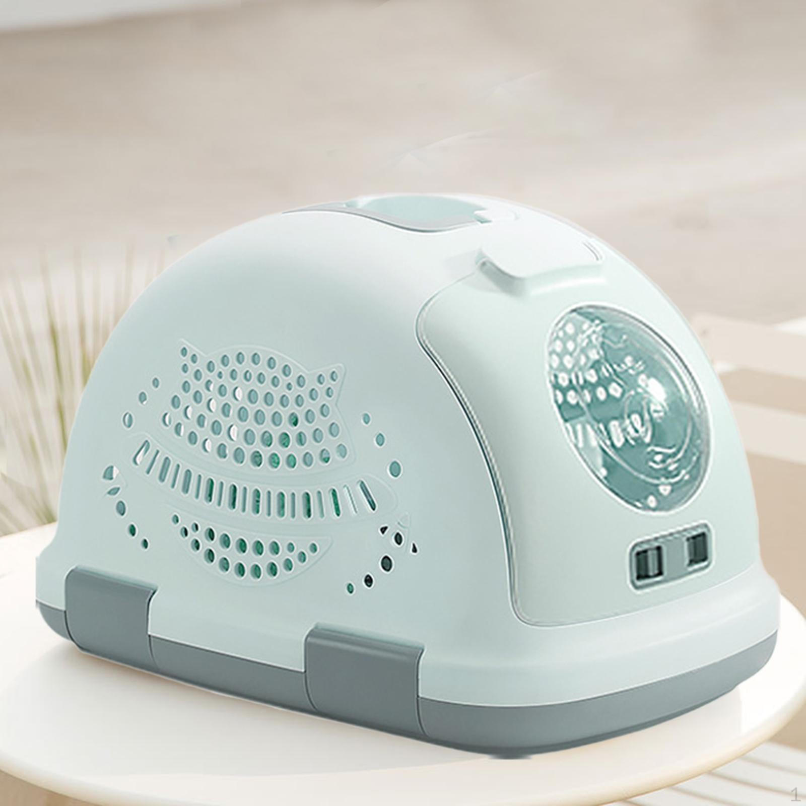 

Cat Carrier Carrying Case Pet Crate Box Travel for Kitten Puppy Camping Green