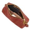 COACH Barrel Suede With Calfskin Cylinder Bag, Shoulder Bag Small Women's Clay CDY81-B4AY