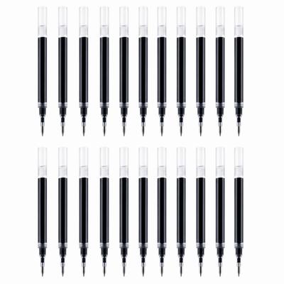 10pcs Quality Black Ink Gel Pens Large Capacity Student Stationery Signature Pen Refills 1.0mm Tip Ballpoint Pen Business Office