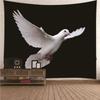 White Dove Animal Theme Digital printing polyester wall tapestry suitable for use in living rooms bedrooms offices bars party
