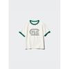 Uniqlo Kids Airism CoTTon Graphic Crewneck T  Ringer 