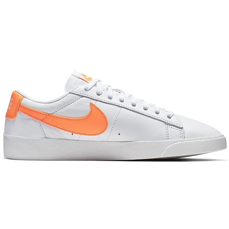(WMNS) Nike Blazer Low LE 'White Fuel Orange' Women's AV9370-103