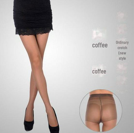Women's Ultra-Thin 10D Core-Spun Silk Seamless Pantyhose for Summer