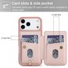 Für iPhone 17 Pro Max iPhone Air Case, Geldbörse mit Kartenhalter, Niedliche Blumen-Design Umhängetasche, Magnetischer Ständer Stoßfest
