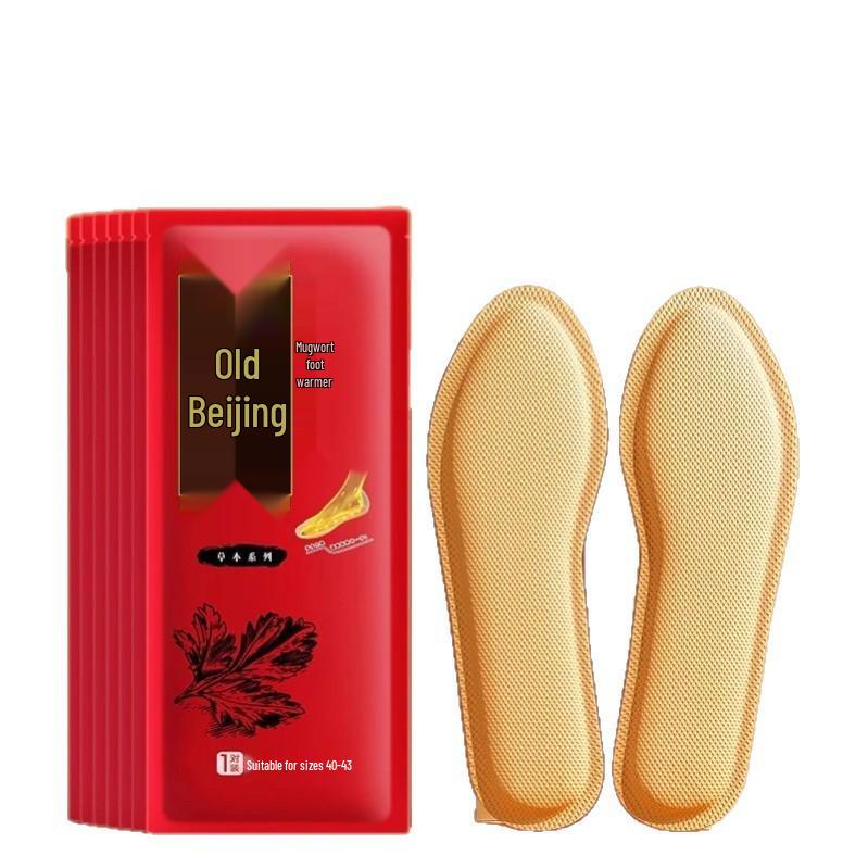Disposable Self-Heating Mugwort Insoles for Winter
