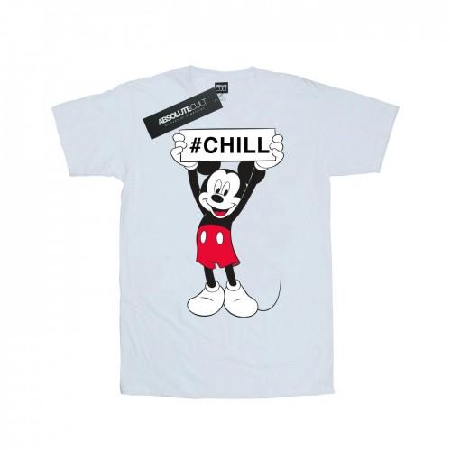 Disney Womens/Ladies Mickey Mouse Chill Cotton Boyfriend T-Shirt