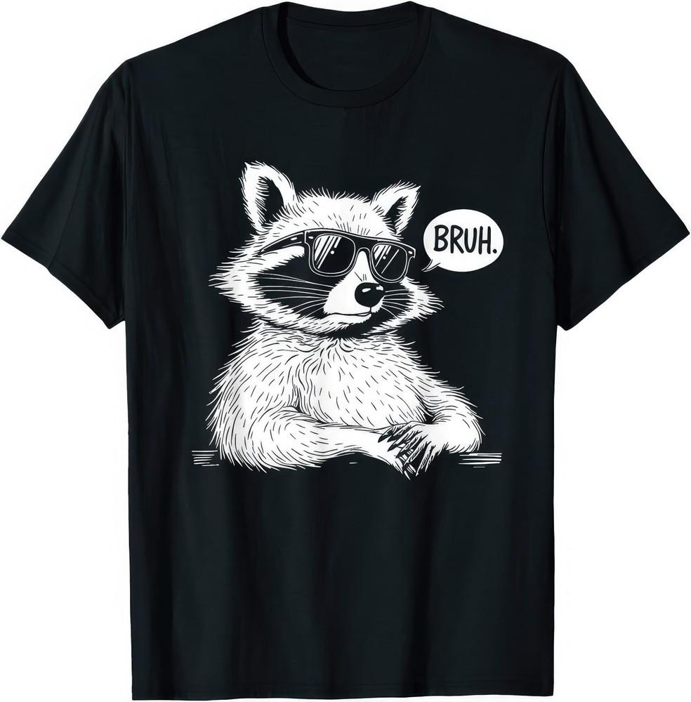 Raccoon Bruh Funny Joke Humour Gift T Shirt
