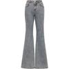 ONLY Women's Vintage Washed High-Waist Flare Jeans