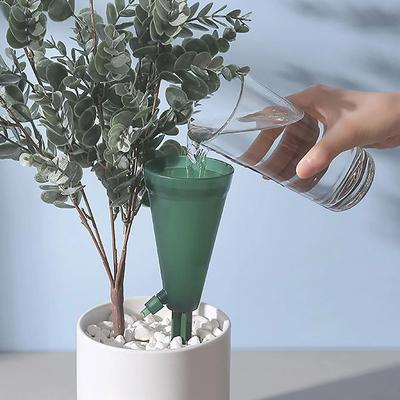 1Pc Funnel-shaped Transparent Automatic Dripper Home Garden Plant Watering Tool