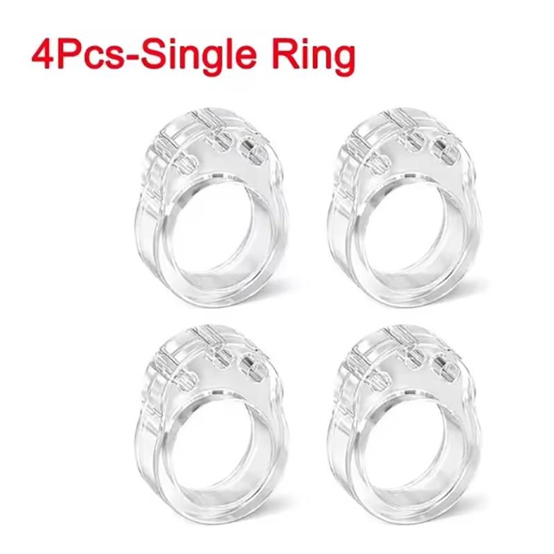 Transparent Doorstop Door Handle Wall Protection Door Handle Buffer Furniture Protection Pad Crash Pad Shockproof Ring Stopper