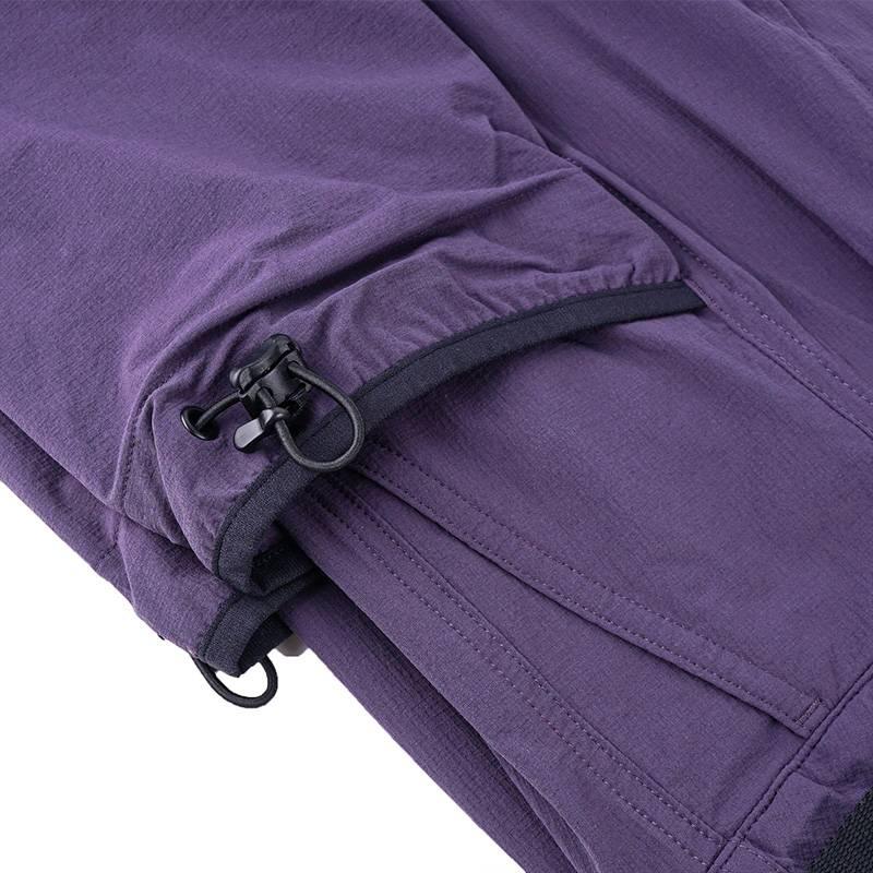 Under Armour Casual Comfortable Straight Leg Cargo Shorts With Logo Decoration Women shorts Formal-Purple 1388063-541