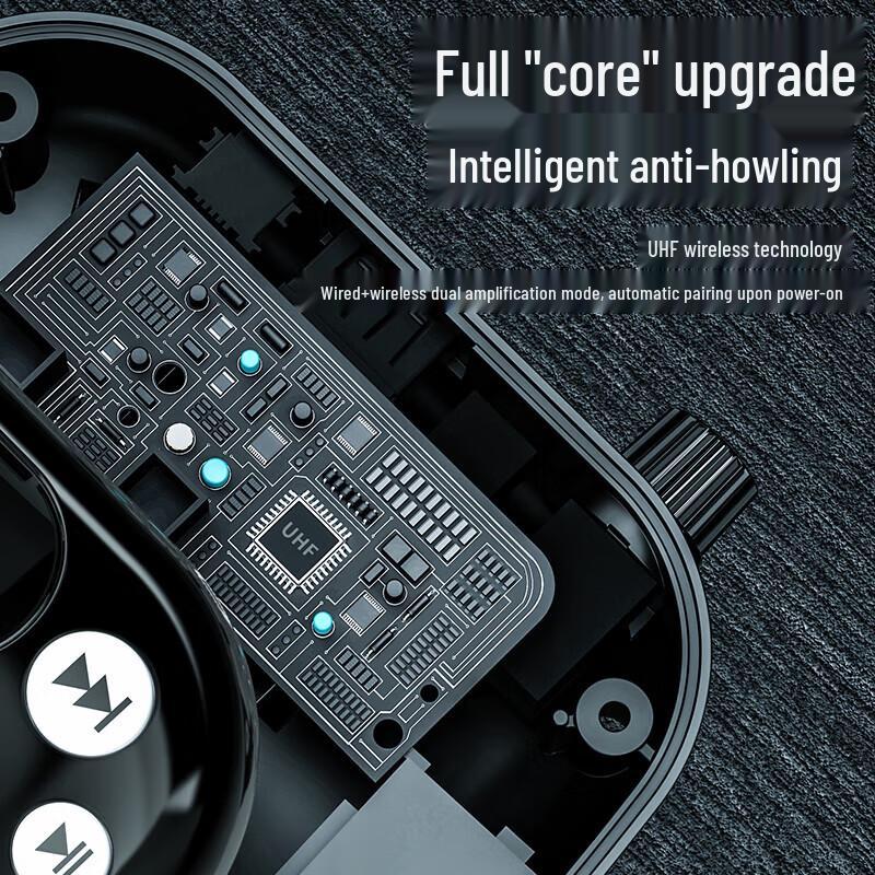 Shidu S611 Portable Voice Amplifier with Wireless Lavalier Mic